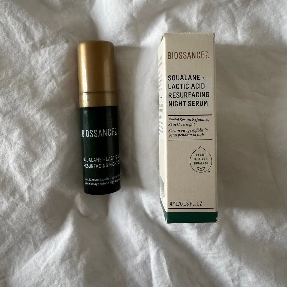 Biossance SQUALANE + LACTIC ACID RESURFACING NIGHT SERUM